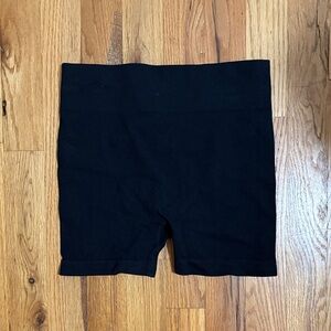 Black High-Waisted Workout Shorts (amazon)